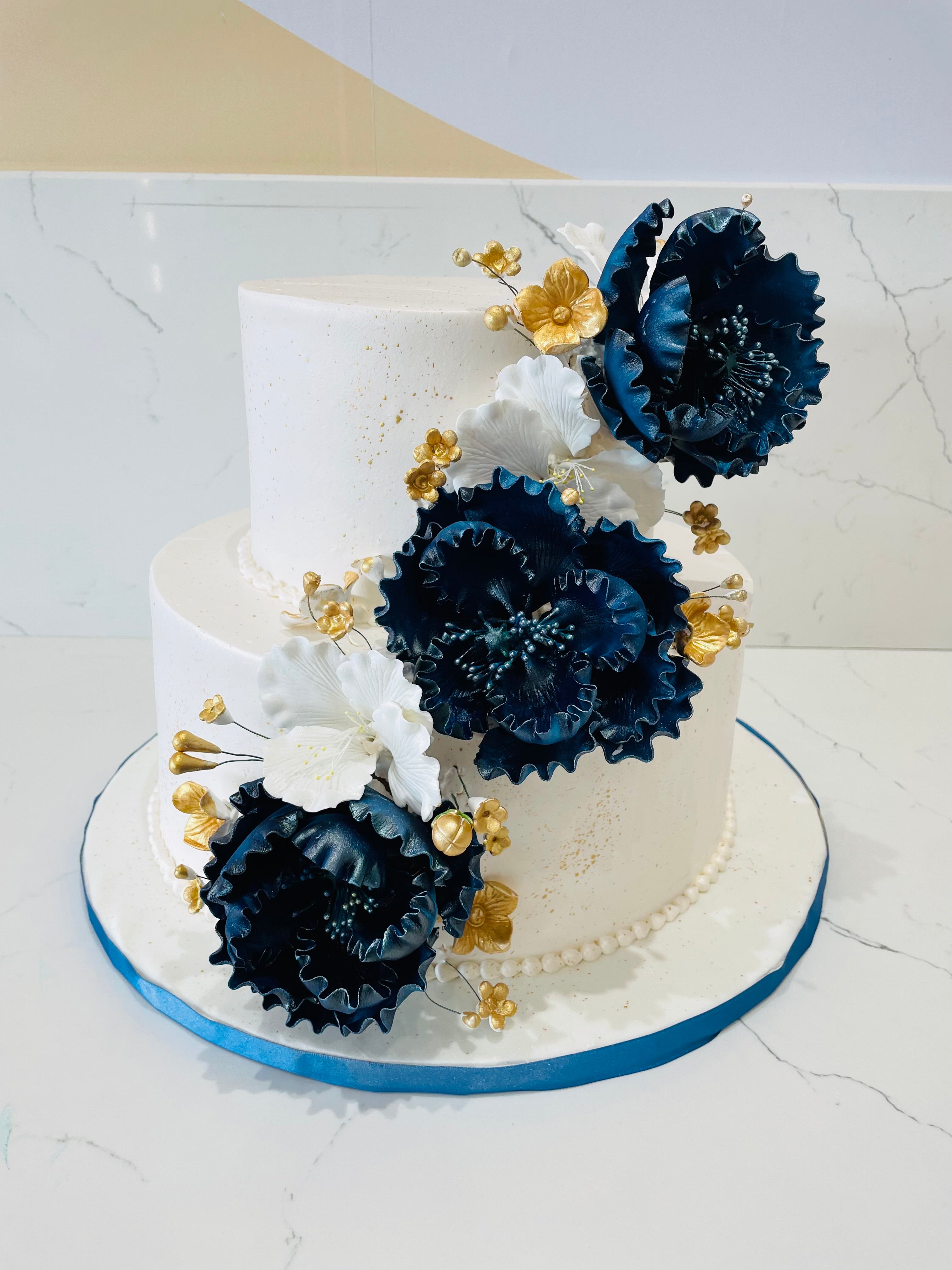 14+ Navy Blue Wedding Cake