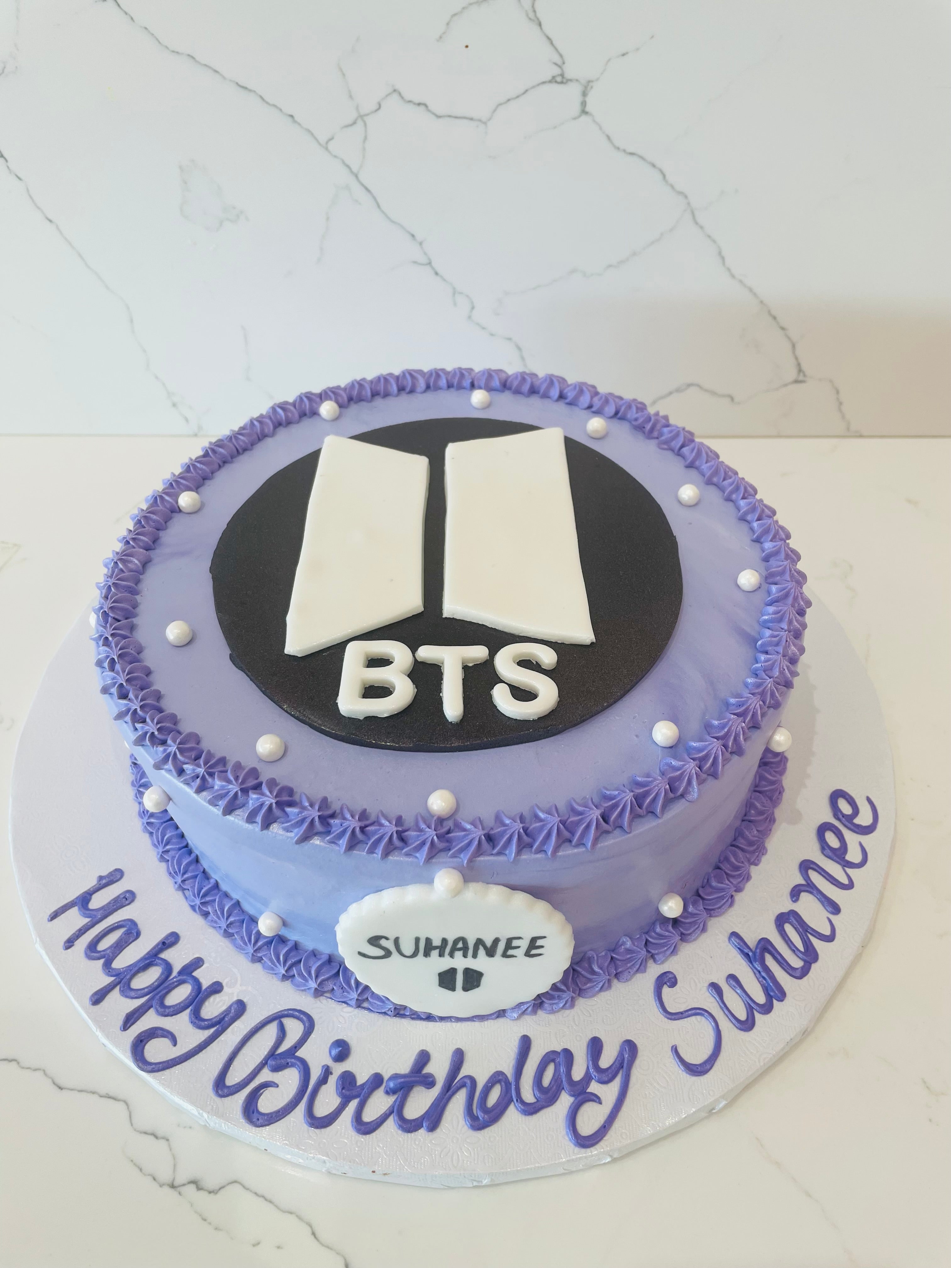 BTS Theme Cake | Bts cake, Happy birthday prince, Themed cakes