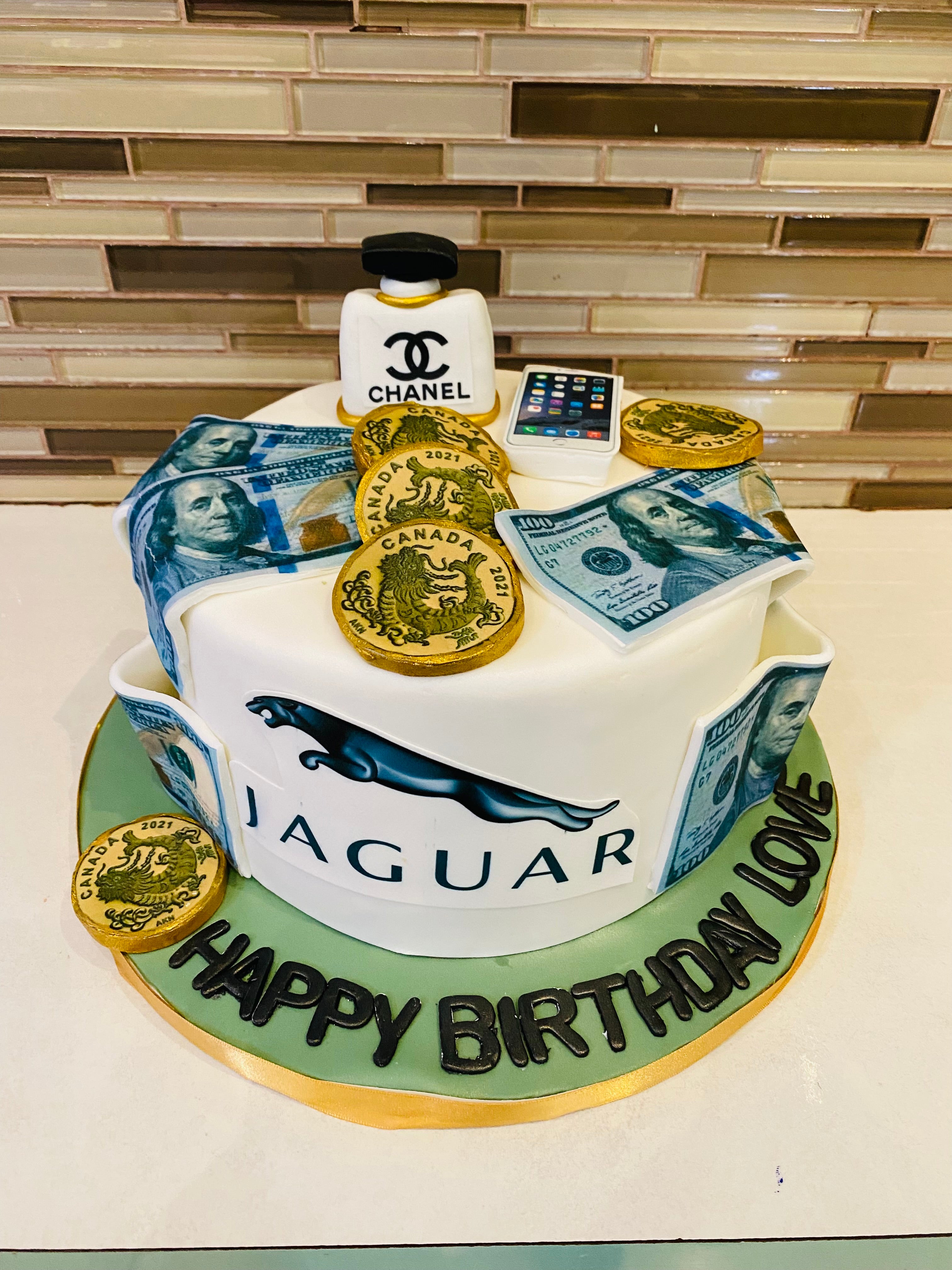 E-Type Jaguar Birthday Cake - EnTicing Cakes by Christine